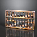 Vintage Traditional Wooden Abacus Furniture With Classic Frame And Beads