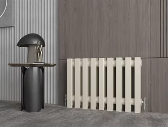 Modern radiator heating 3d model