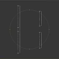 Open Metal Frame Structures In Various Shapes With Support Legs For Scene Construction