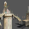 European Gothic Architecture Design With Spires Ornate Columns And Pointed Arches
