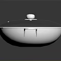 Shiny Stainless Steel Cooking Pot With Lid And Double Side Handles