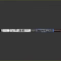 Decorated Assault Rifle With Blue Pink Patterns Detailed Design And Functional Parts