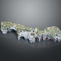 Geography, topography, mountain shape, ridge, ridge, valley, mountain range, canyon, geomorphology, mountain peak, mountain body 3d model