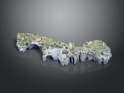 Geography, topography, mountain shape, ridge, ridge, valley, mountain range, canyon, geomorphology, mountain peak, mountain body 3d model