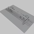 railway track 3d model