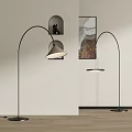 Floor lamp combination 3d model