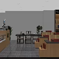 Modern Tobacco and Liquor Store Interior Featuring Shelves of Products and Glass Display Counter
