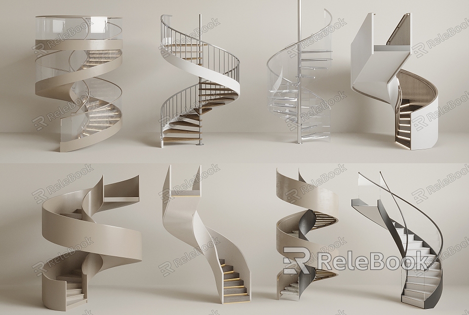 revolving staircase glass handrail revolving staircase model