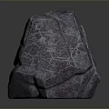 Natural Stone And Wood Craft Design With Textured Surface And Artistic Details