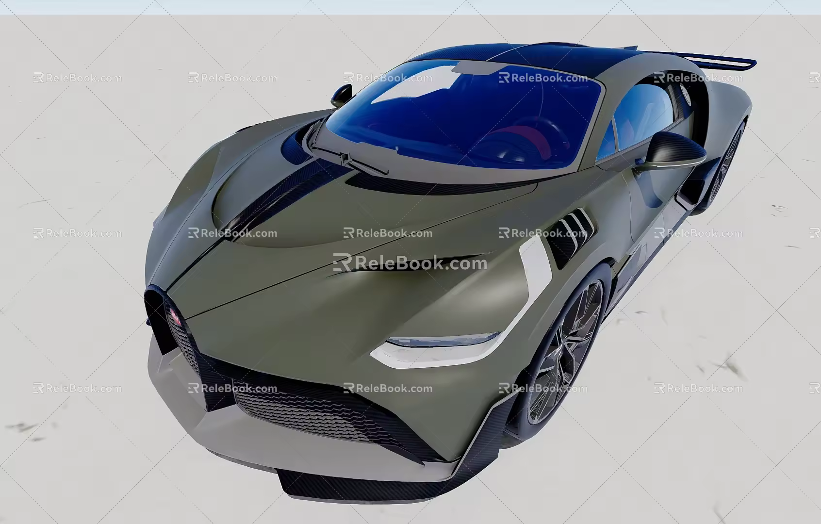 Super Run Bugatti 3d model