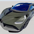 Super Run Bugatti 3d model