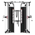 Multi Functional Professional Gym Equipment With Dual Columns Cable System And Exercise Charts 3d model