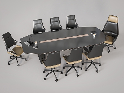 Conference Table Office Chair Office Desk Negotiation Table Office Chair 3d model