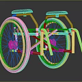Modern Medical Wheelchair With Metal Frame Large Wheels And Ergonomic Design