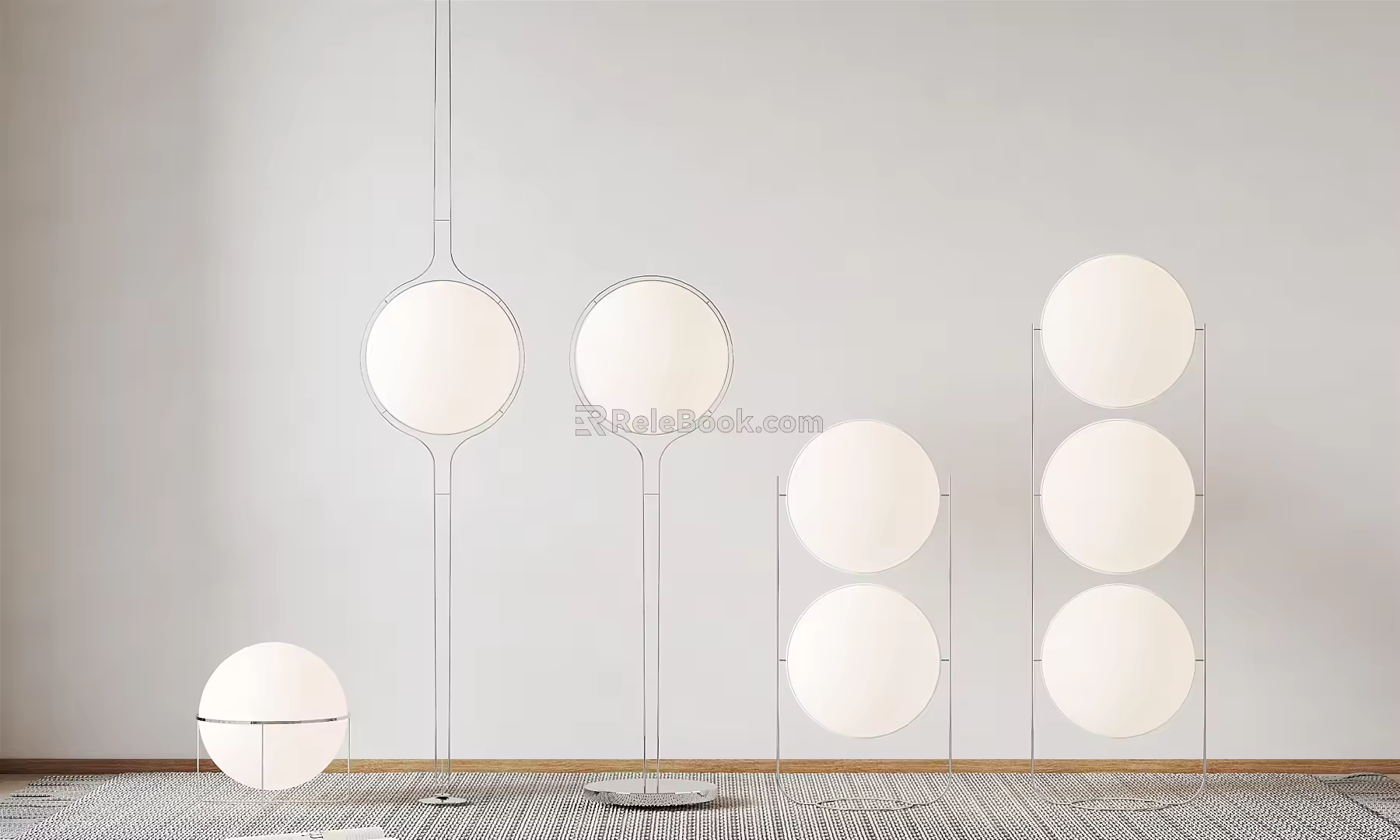 Modern floor lamp 3d model