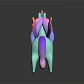 Cute Teal Unicorn Doll With Pink Purple Mane Wings And Blue Hooves