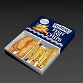 Crispy Fish And Chips In Traditional Takeaway Box With Tasty Crunch