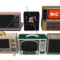 Vintage Televisions Collection Featuring Various Retro Designs and Classic Styles