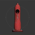 modern fire hydrant fire hydrant 3d model