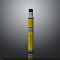 Cylindrical Yellow Label Glue Stick For Office Home Daily Use With Labeled Packaging