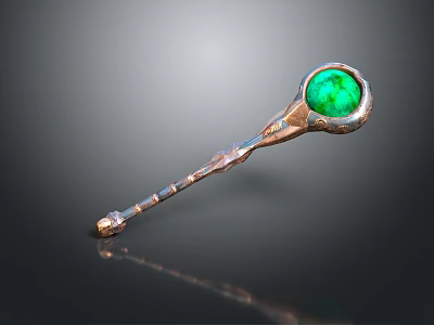 Scepter Ancient Scepter Cane Ancient Scepter Magic Scepter Metal Scepter Classical Scepter Magic Scepter 3d model