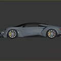 Blue Sports Car With Black Convertible Top Sleek Lines And Modern Alloy Wheels