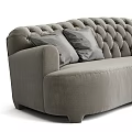 PROMEMORIA Rodolfo multi-person sofa pull button sofa classic pull button sofa soft bag sofa cushion 3d model
