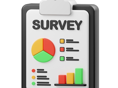 Modern Statistics Record Cartoon Statistics 3d model