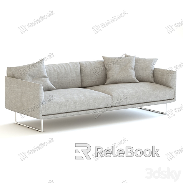 Modern double sofa model