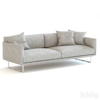 Modern double sofa 3d model