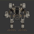 Mecha Warrior Mecha Soldier Machine Armor Mechanical Armor 3d model