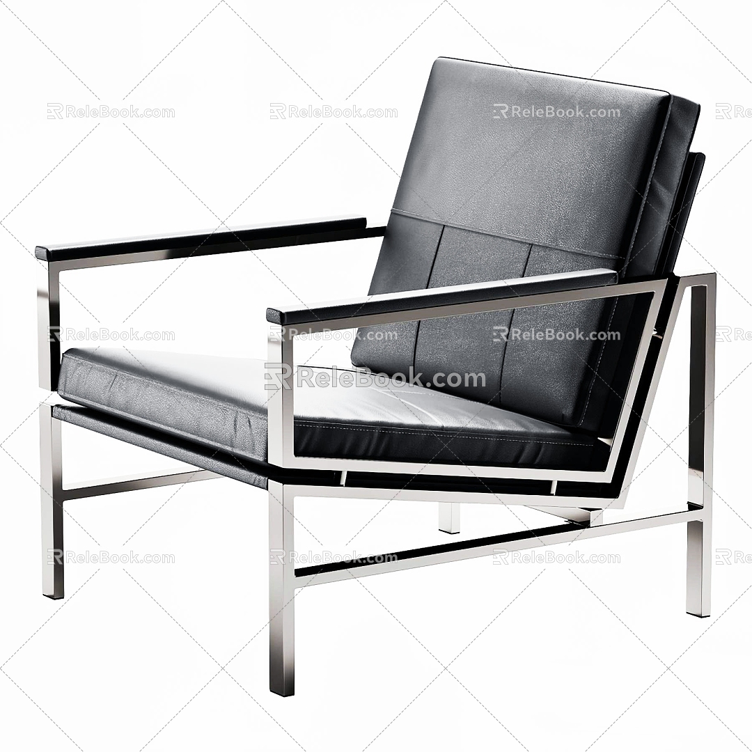 modern leisure chair 3d model