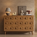 Middle Style Sideboard 3d model