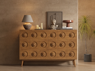 Middle Style Sideboard 3d model