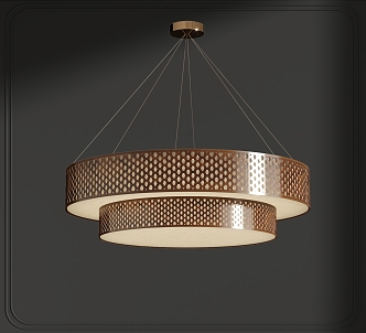 New Chinese Chandelier 3d model