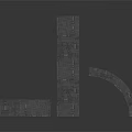 Architectural Brick Structures Featuring Vertical Horizontal And Curved Brick Components