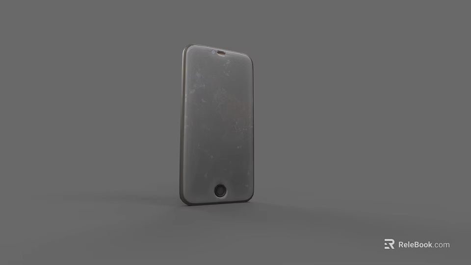 Modern Smartphone Back Design Featuring Camera Lens And Sleek Metal Finish 3d model 