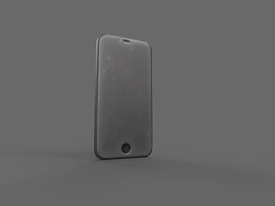 Modern Smartphone Back Design Featuring Camera Lens And Sleek Metal Finish 3d model