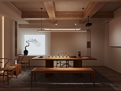 New Chinese Teahouse 3d model