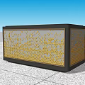 Modern lawn lamp landscape lamp 3d model
