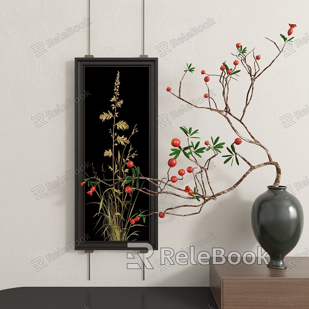 New Chinese Abstract Hanging Painting model