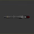 Tactical Revolver With Scope Black Red Grip And Metal Body Modern Design