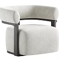 Modern Plush Accent Chair With Wooden Frame And Multiple Color Options