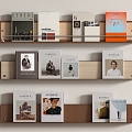 Modern Natuzzi Bookshelf 3d model