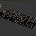 Modern RGB Backlit Electronic Keyboard With Colorful LED Lights And Full Size Keys