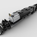 LEGO toy train light rail subway high-speed rail EMU urban rail train rail transit tram 3d model