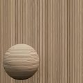 Wood Grain Texture Samples With Decorative Balls In Different Natural Tones 3d model