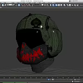 Pilot Helmet Flight Helmet Flying Helmet Low Face Number Low Model Simple Model Game Sub-era Film and Television Level Super Realistic High Precision 3d model