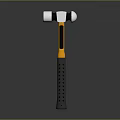Professional Hardware Tool Hammer With Metal Head Yellow And Gray Non Slip Handle Durable Use