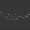 Thin Black Hair Strands Isolated On White Background With Fine Structure